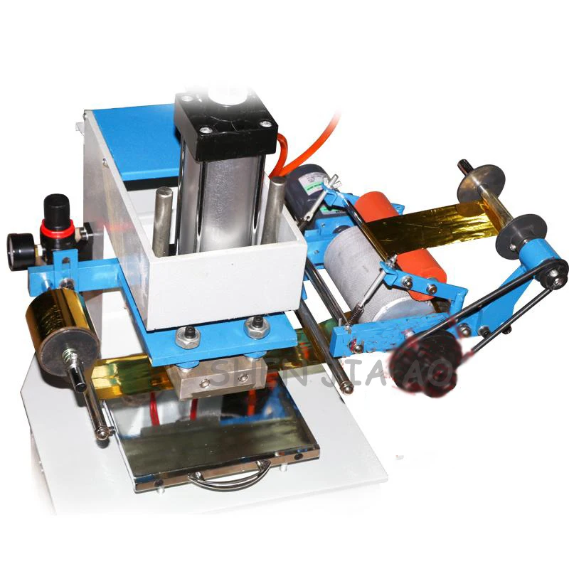 Пневматическая настольная машина для бронзирования плоского прессования