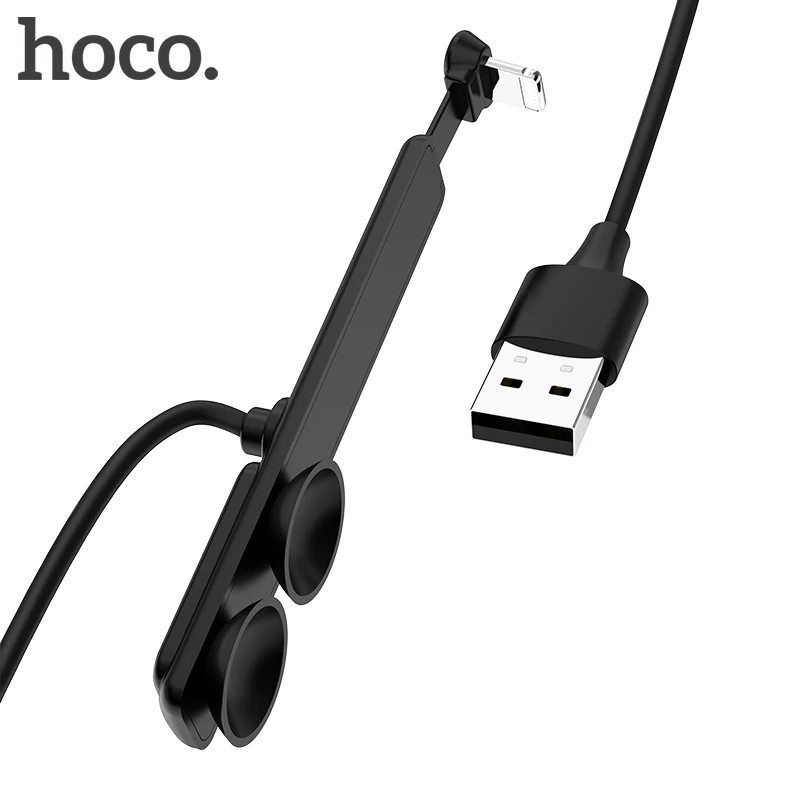 HOCO L образный usb-кабель для зарядки с присоской для игр Lightning-usb кабель для быстрой зарядки для iPhone X XS MAX XR 8 iPad