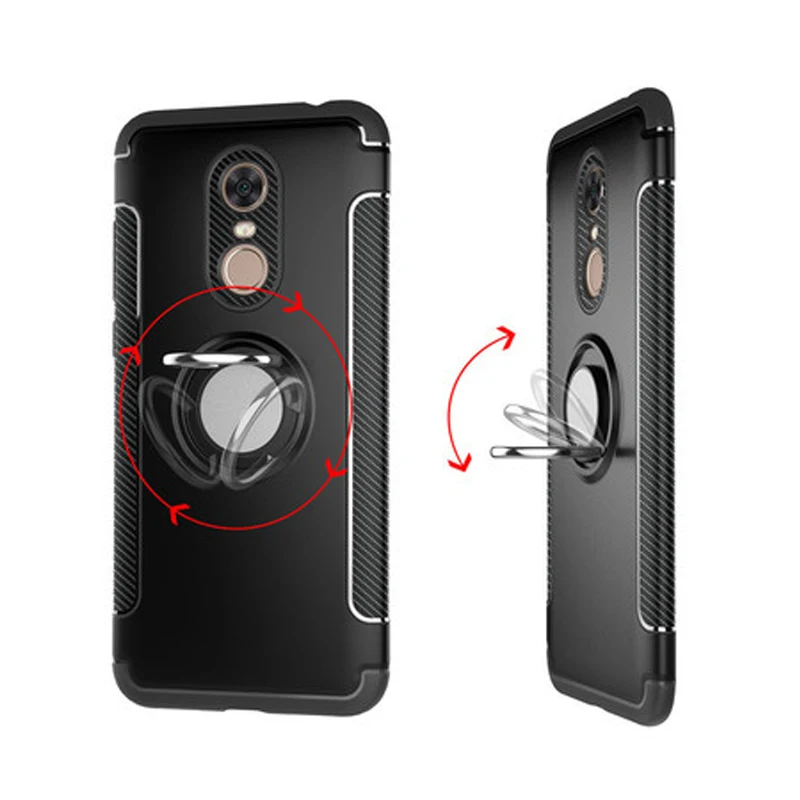 Защитный чехол для телефона xiaomi 5 6 7 8/8Lite 9 автомобильный Магнитный из ТПУ + ПК redmi 6A