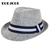 2019 england retro fedoras top jazz hat men women spring summer casual hats cap classic sun hat beach panama hat
