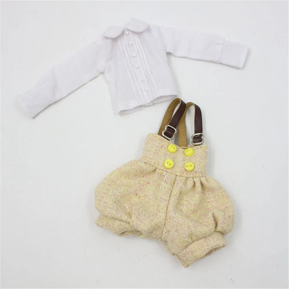 Одежда для кукол BLYTH ICY DBS платье юбка брюки на подтяжках подходит 1/6 обычное