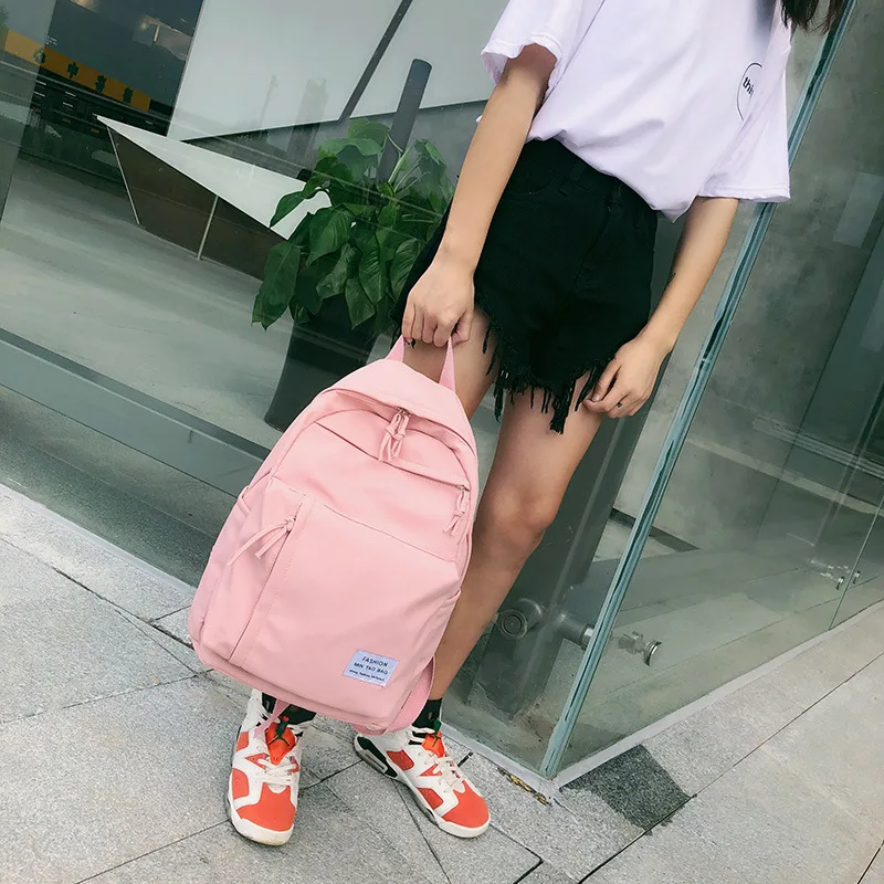 Женский минималистичный рюкзак Harajuku Корейская Студенческая школьная сумка для
