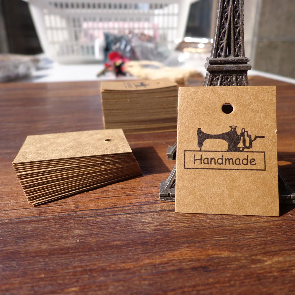 100 шт. крафтовые закладки для бирки 3 х4 см|design bookmark|kraft bookmarkhandmade bookmark |