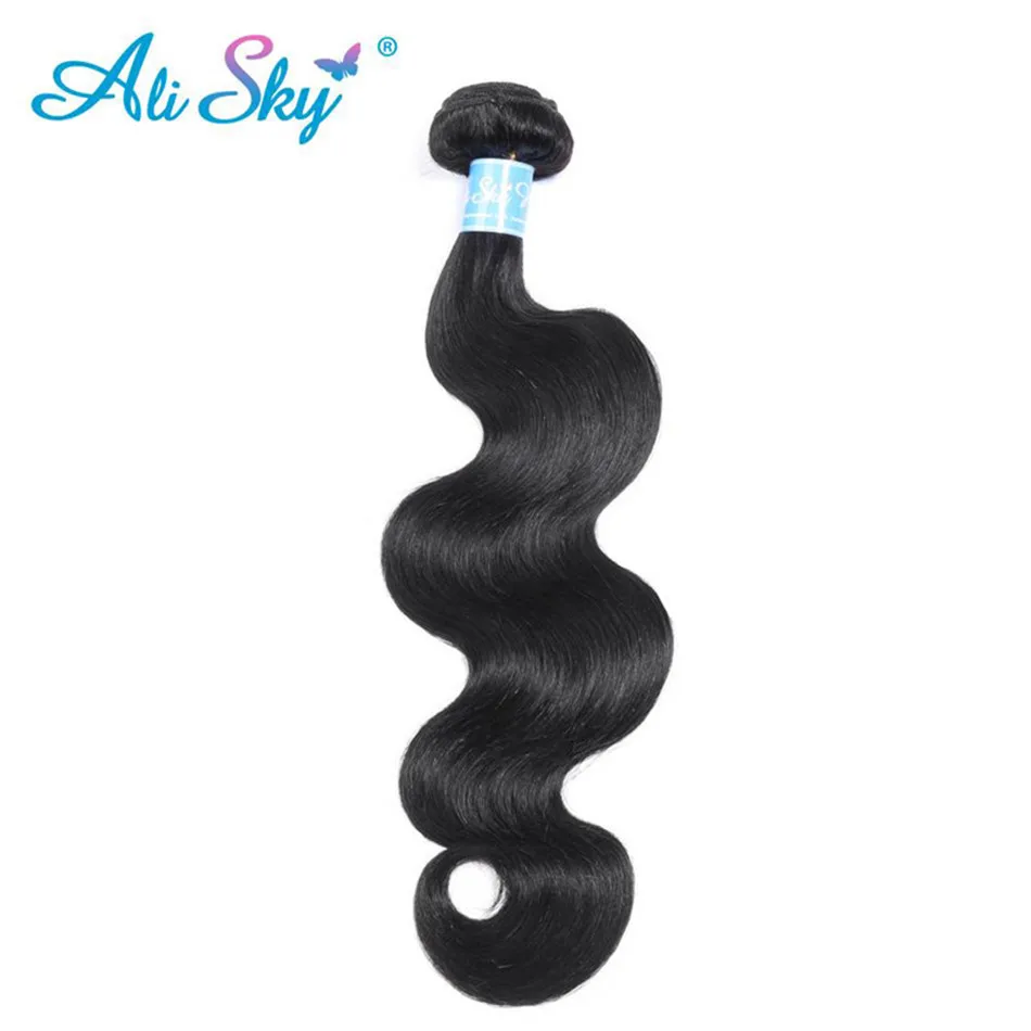 Волосы Alisky, перуанские волнистые волосы remy, 3 пряди, 13X4, предварительно выщипанные, фронтальная кружевная застежка с детскими волосами, от уха до уха