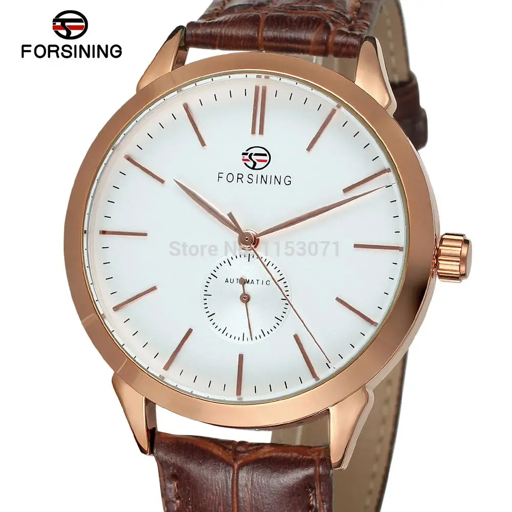 

Мужские автоматические Роскошные деловые часы FSG8083M3R1 с коричневым кожаным ремешком, Бесплатная доставка в оригинальной подарочной коробке