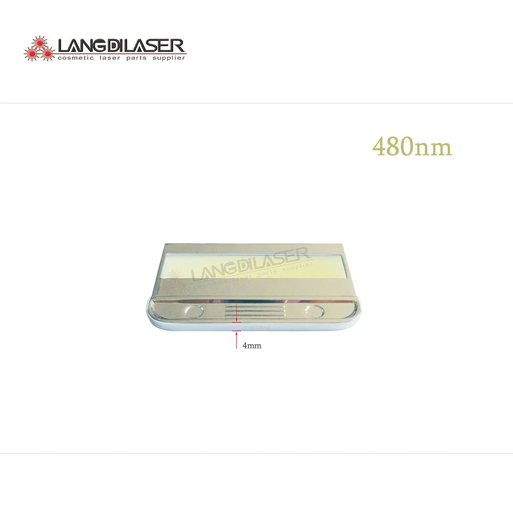 480nm IPL фильтр, размер окна: 68*15, оптический фильтр для IPL части руки