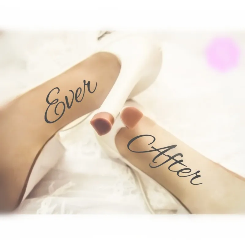 Свадебные туфли Переводные картинки для свадьбы наклейка обуви | Дом и сад