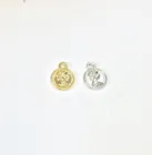 Eruifa 20 шт. Популярная 10 мм свисающая монета оптом ожерелье, серьги браслет ювелирные изделия DIY ручной работы 2 цвета