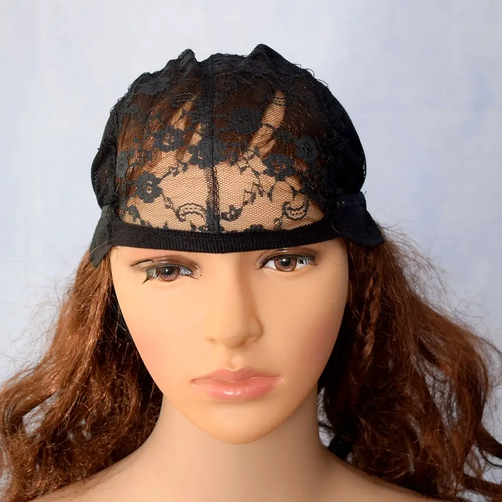 1 шт. кружевная шапочка для париков и плетения волос эластичная Регулируемая