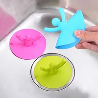 villain water pool plug leaking sewer outfall silicone cover bathroom kitchen sink plug anti blocking drain catches cover floor