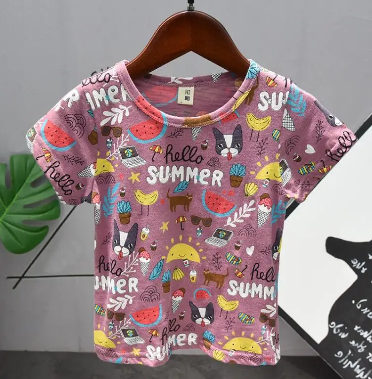 T-shirts Softu/комплект одежды для маленьких мальчиков, летняя одежда для младенцев футболки с короткими рукавами Топы, штаны детские костюмы для бега для мальчиков от 2 до 6 лет - Цвет: T-shirts