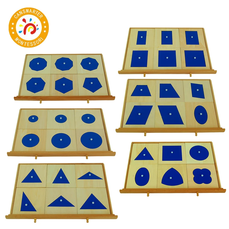 Материалы Монтессори сенсорный геометрический шкафчик детская игрушка