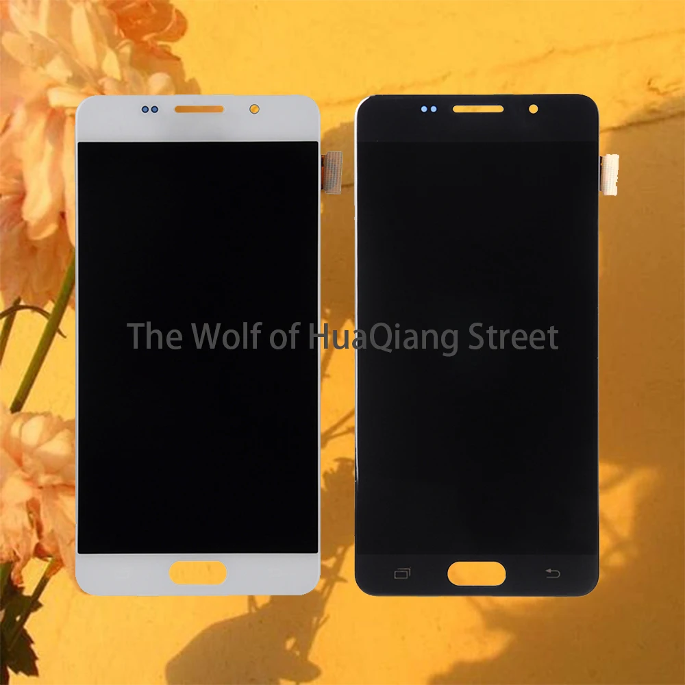 Лучший AMOLED дисплей lcd для Samsung Galaxy A5 A510 A510F A510M A510M/DS A510Y lcd кодирующий преобразователь сенсорного экрана в сборе