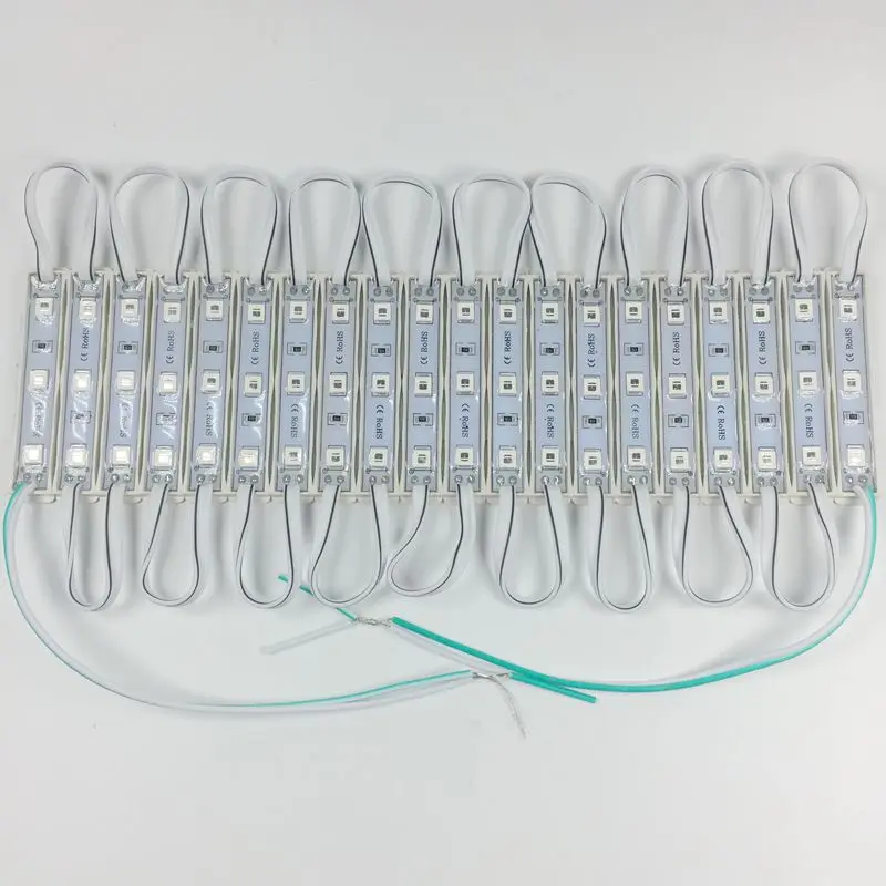 100 шт./лот супер яркий SMD 5054 светодиодный модуль Рекламный дизайн высокое качество светодиодный модуль освещения 3 светодиодный DC12V