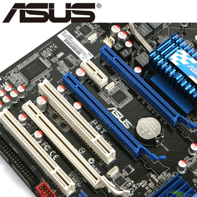 Настольная материнская плата Asus P6T X58 Socket LGA 1366 Core i7 Extreme DDR3 24G ATX UEFI биос оригинальная б/у материнская плата в продаже