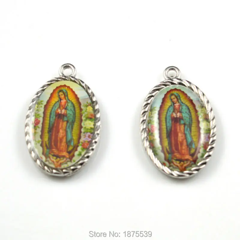 Модная медаль из сплава св. Майкл наша Леди из Lourdes Our Lady of Guadalupe
