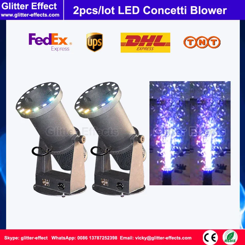 2 шт./лот сценический спецэффект свадьба праздник мини светодиодная пушка