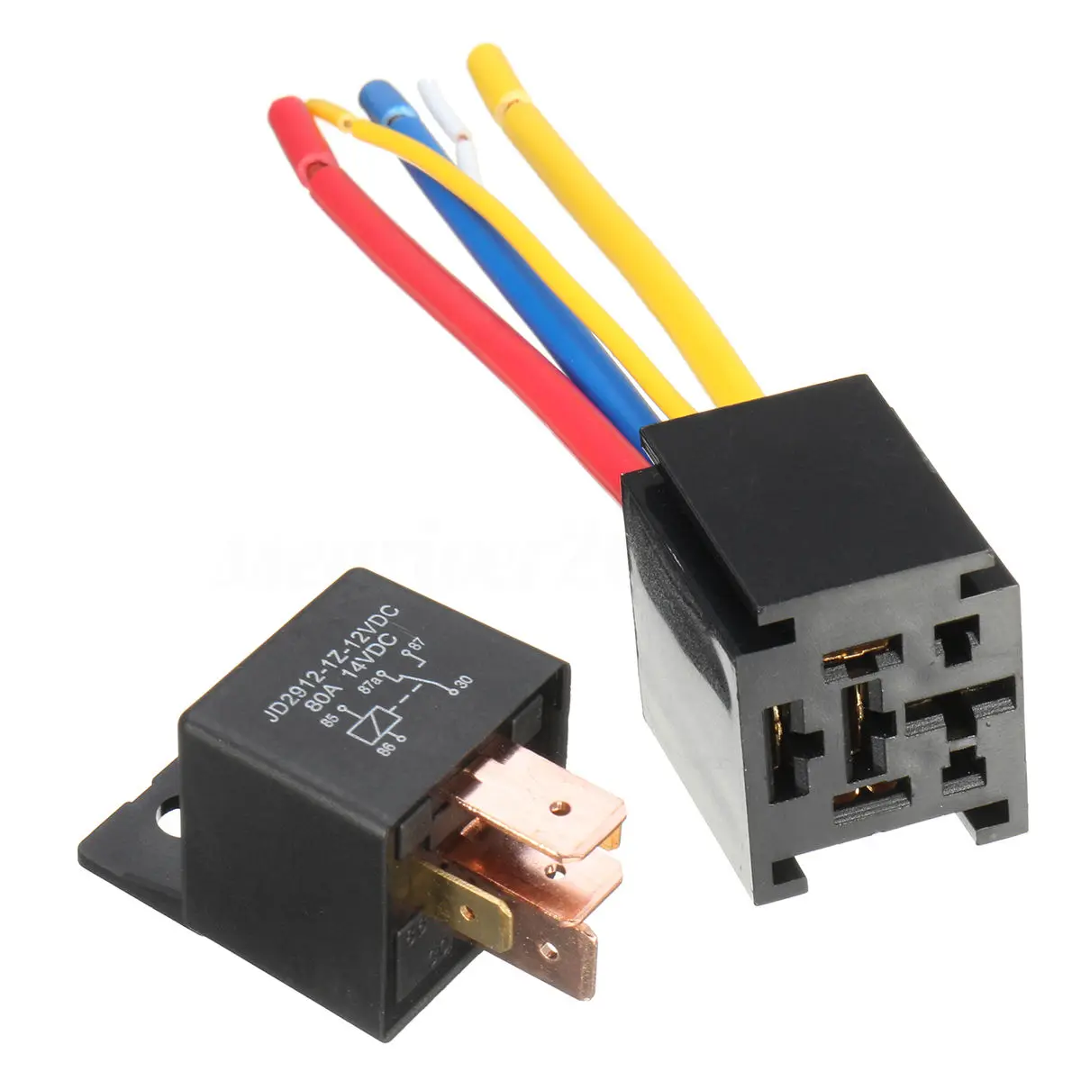 Водонепроницаемый 12V 5Pin DC AMP SPDT автомобильное реле 80A возможность переключения с гнездом для заводки автомобиля автомеханический переключатель универсальный Mayitr