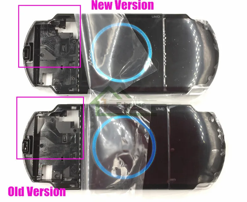 Сменный Чехол для игровой консоли PSP 3000 полностью черный корпус с набором кнопок |