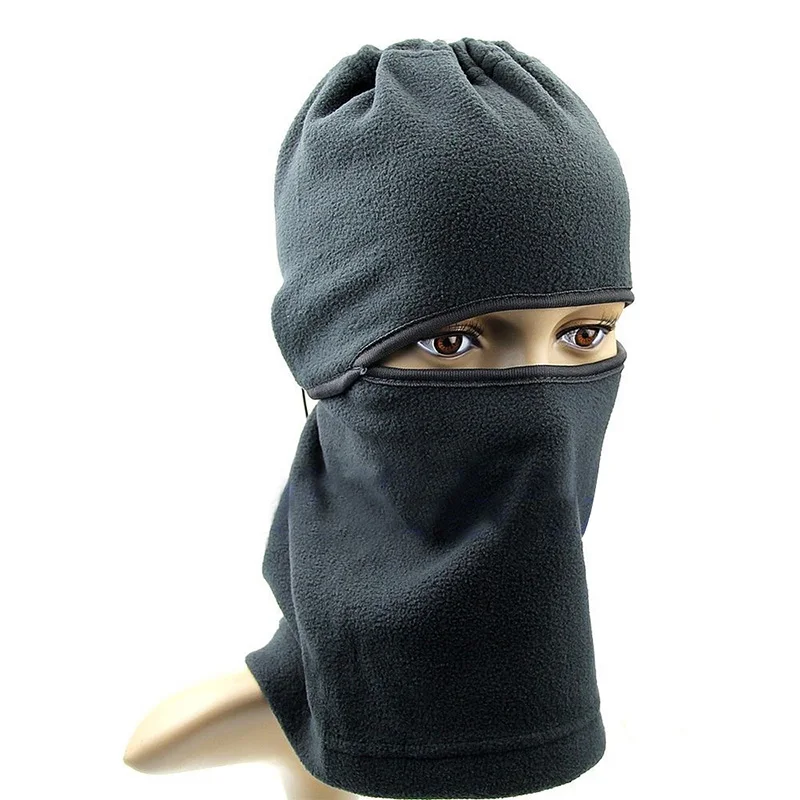 Теплая Флисовая Балаклава унисекс зимняя Лыжная маска на все лицо прикрытие