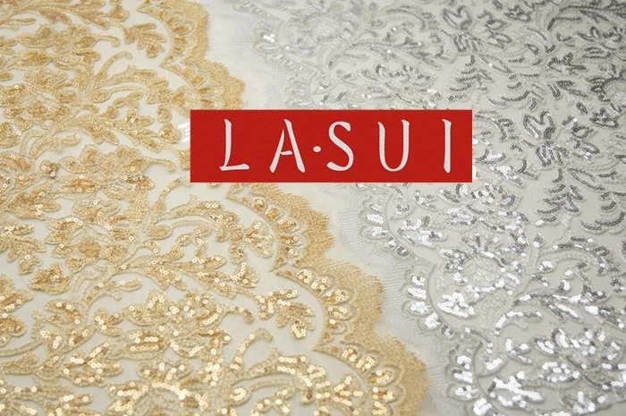 LASUI 2017 блестки золото серебро 3D мягкая благородная и красивая вышивка пайетки