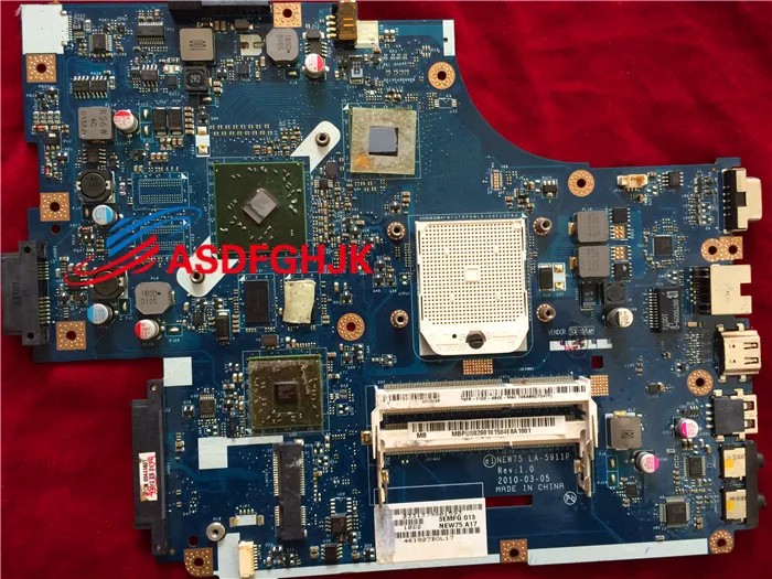 Для ACER ASPIRE 5551 5552 Материнская плата ноутбука NEW75 LA-5911P MBPUU02001 100% TESED OK | Компьютеры и
