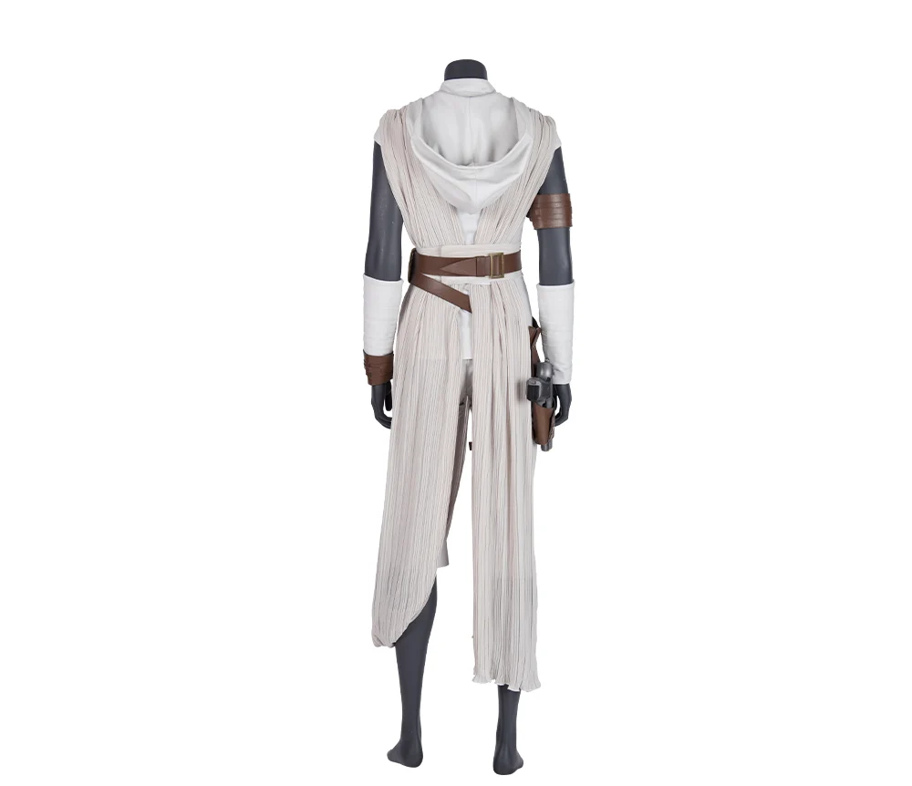 Rey Costume Star Wars 9 The Rise of Skywalker Cosplay Halloween Adult Superhero Jedi Rey Outfit Cosplay Boots Women Pants