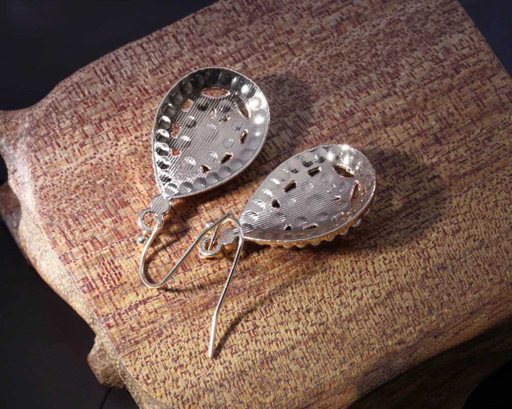 Женские модные аксессуары в Европе и США 2017 изысканные серьги с белым жемчугом