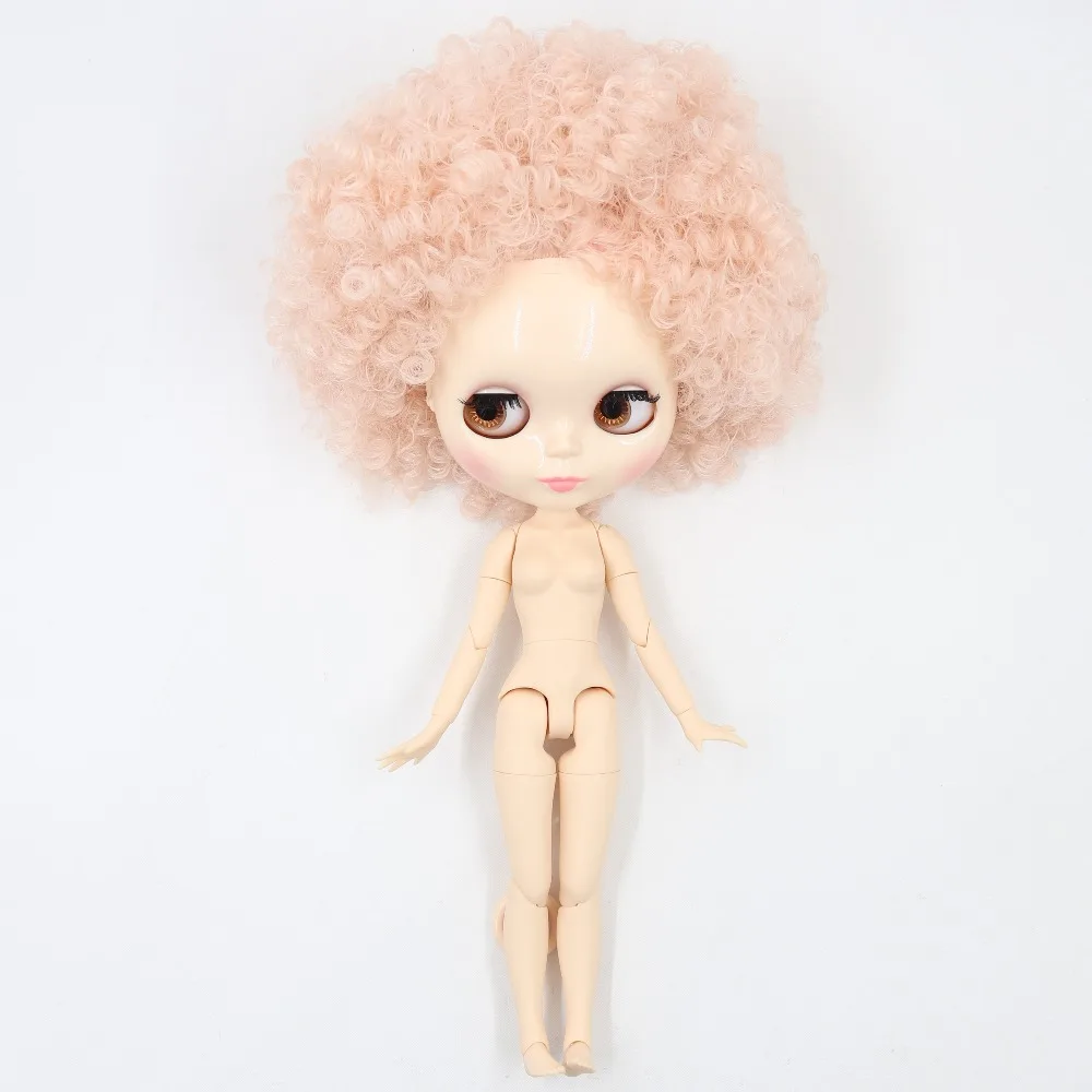 ICY fortune days factory blyth кукла 1/6 bjd белая кожа соединение тела афро бледно-розовые волосы BL2352 nake кукла