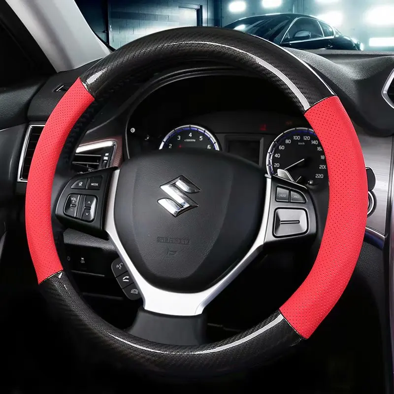 Крышка рулевого колеса автомобиля 37 38 см 1" для Suzuki Alivio/Ciaz Alto Baleno Celerio Dzire Spacia Swift Wagon R Ignis Jimny SX4 Ciaz