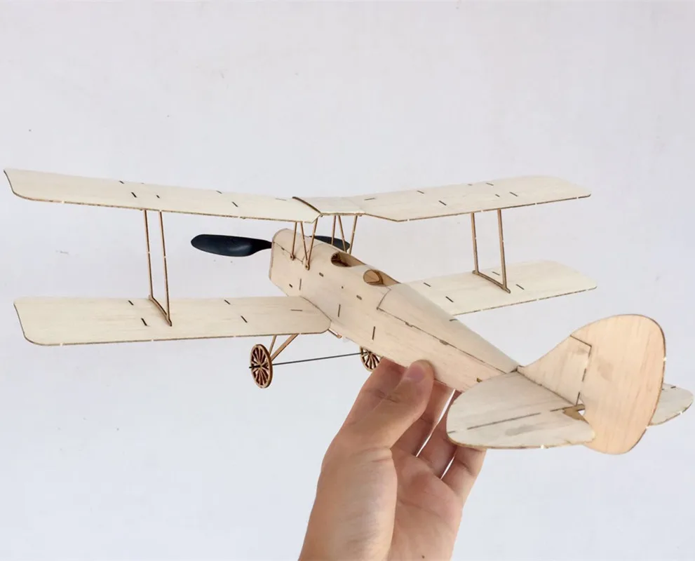 MininimumRC самолет лазерная резка самолетик из пробкового дерева комплект Tigermoth