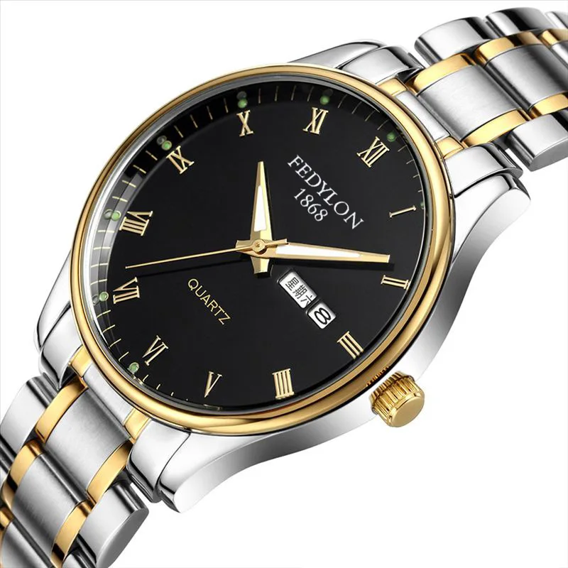 Мода Простой Мужская Бизнес Смотреть Relogio Feminino Masculino Montre Homme Полностью Из