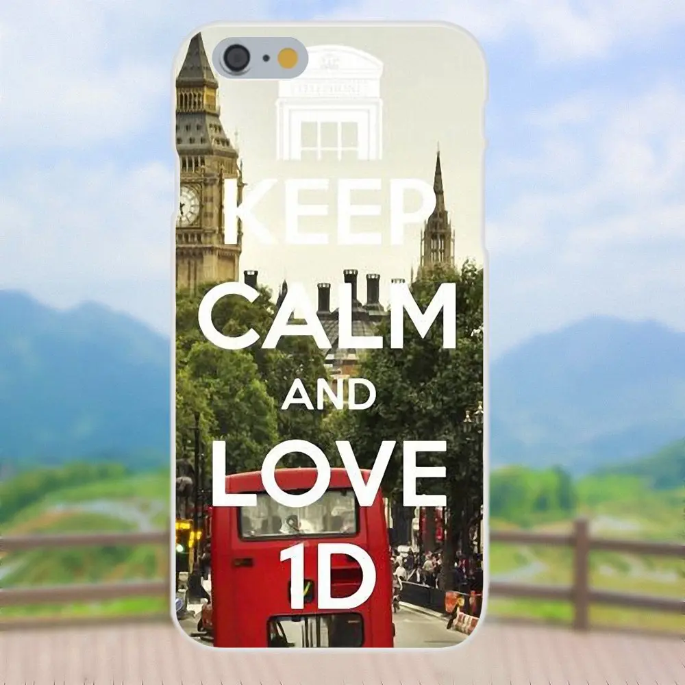 Soft Print Phone One Direction Keep Calm And Love 1d For Apple iPhone 4 4S 5 5C 5S SE 6 6S 7 8 Plus X XS Max XR | Мобильные телефоны