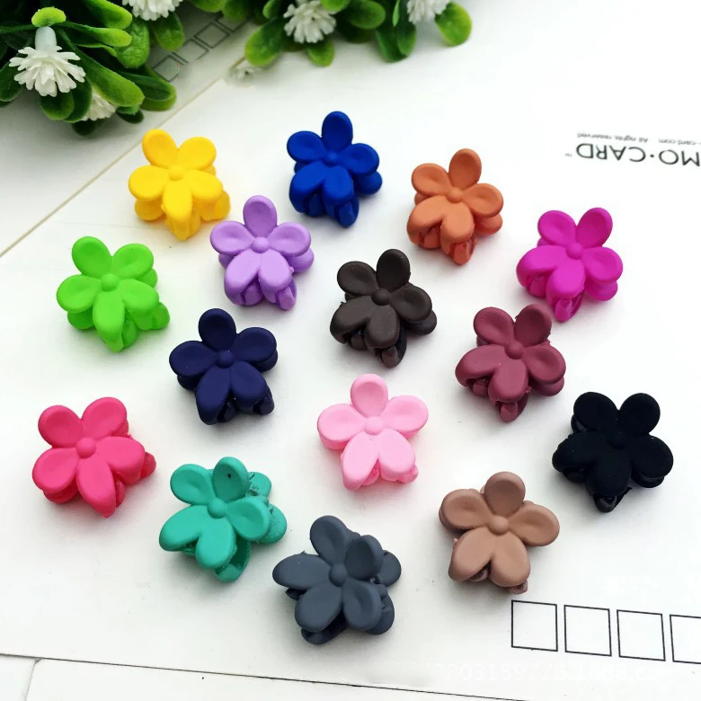 Женская пластиковая мини заколка для волос 4 когтя|Аксессуары| |