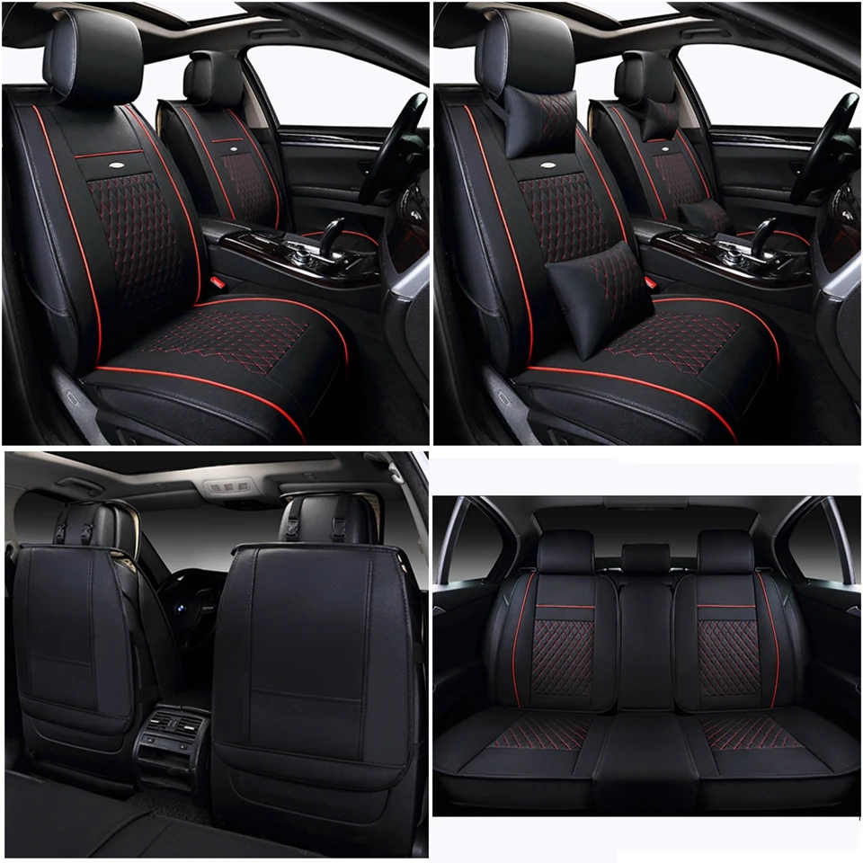 Передние+ задние автомобильные чехлы для Nissan Qashqai Kicks Navara D22 Juke X-trail Leaf Tiida Versa Patrol LIVINA NP300 Sentra Murano