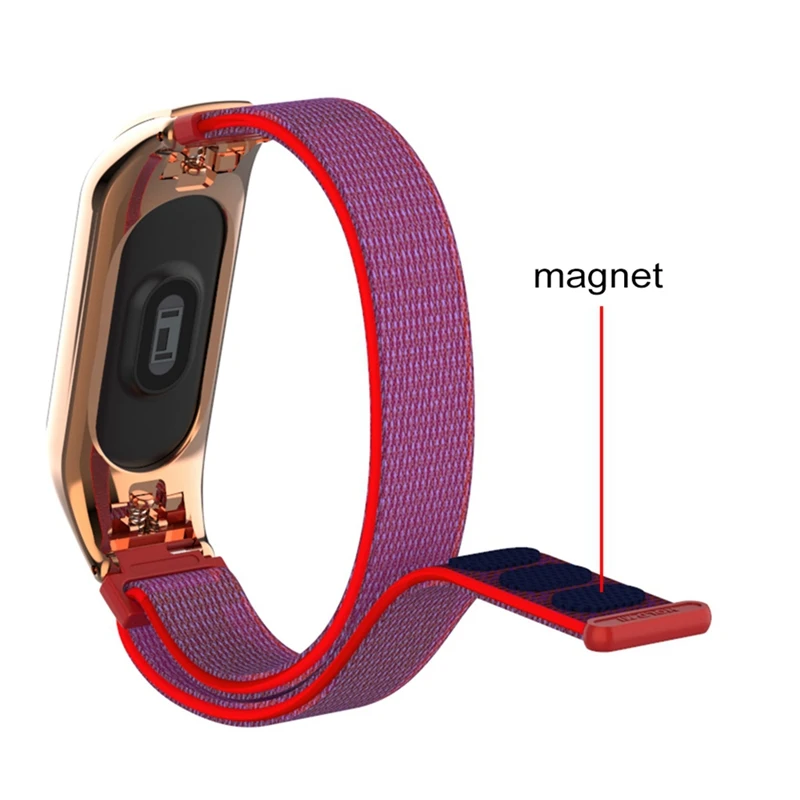 Hangrui холщовый ремешок для Xiaomi mi band 3, умный браслет, вычетные часы mi Band 3, сменный Браслет для Xiaomi mi Band 3