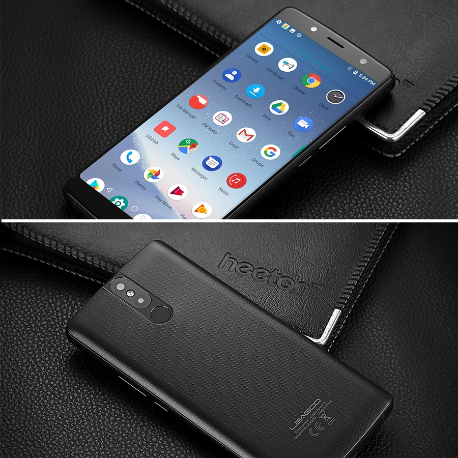 LEAGOO Power 5 18:9 Screen 6GB ROM 64GB RAM 5.99&quot FHD 13MP Rear Cams 7000mAh Android 8.1 MT6763 Octa Core 4G Mobile Phone | Мобильные