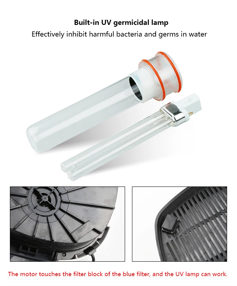 1200-3000L/h SUNSUN HW-3000 ЖК-дисплей Дисплей 4-х ступенчатый внешний корпусный фильтр с 9 Вт УФ стерилизатор для аквариума регулируемый