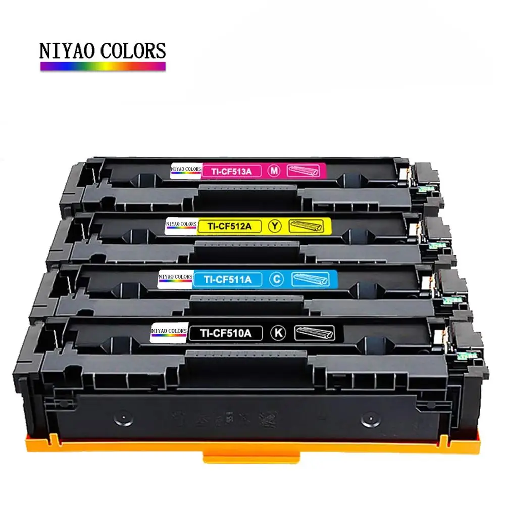 NIYAO совместимый тонер картридж для hp M154 M180n M181fw 204A CF510A CF511A CF512A CF513 цвет барабанная