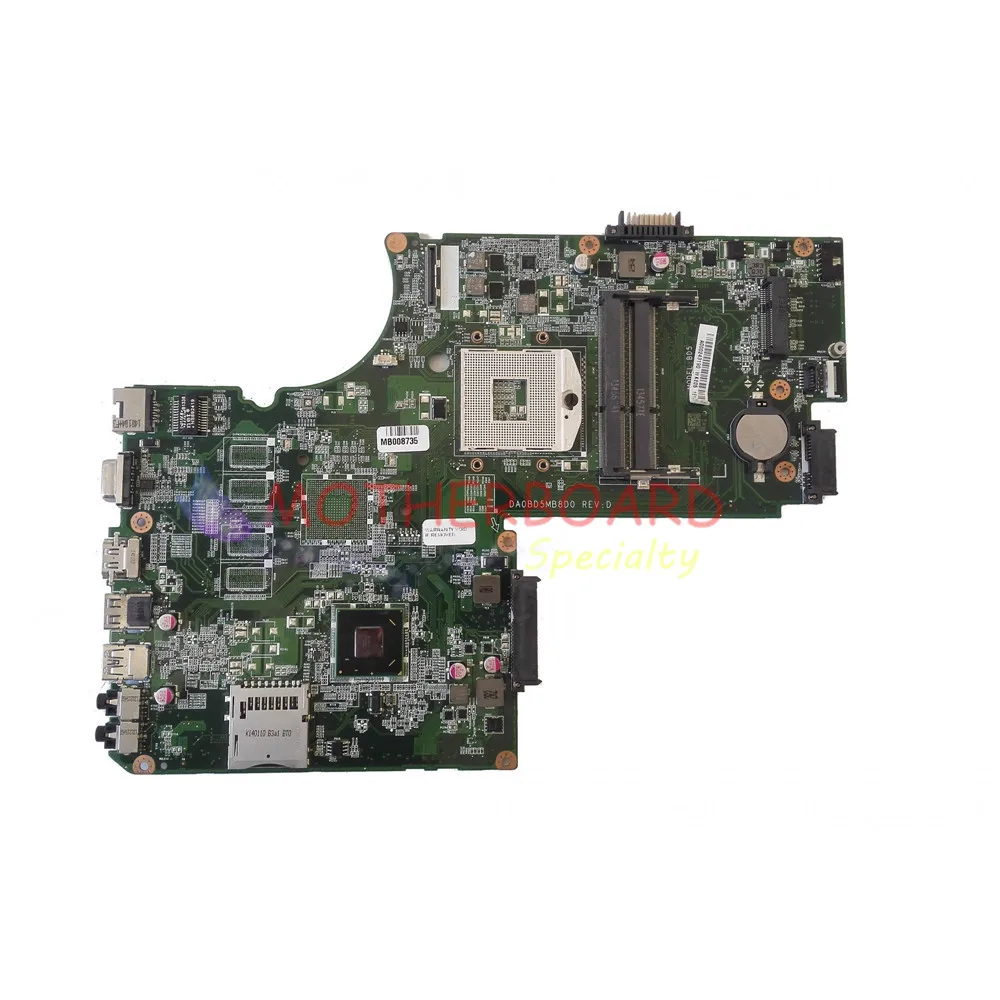 Vieruodis для ноутбука TOSHIBA SATELLITE L75 C75 L70 материнская плата A000243190 DA0BD5MB8D0 DDR3 встроенная