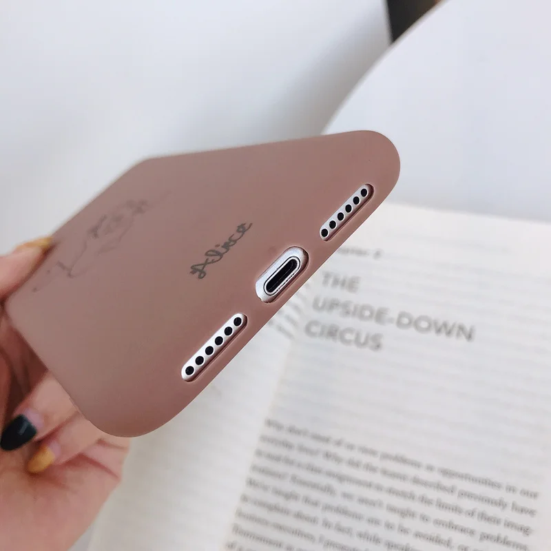 Чехол с рисунком Алисы для iPhone 11 Pro iPhone11 6 6S 7 8 Plus для iPhone X XS MAX XR мягкая задняя крышка ретро коричневый Чехол