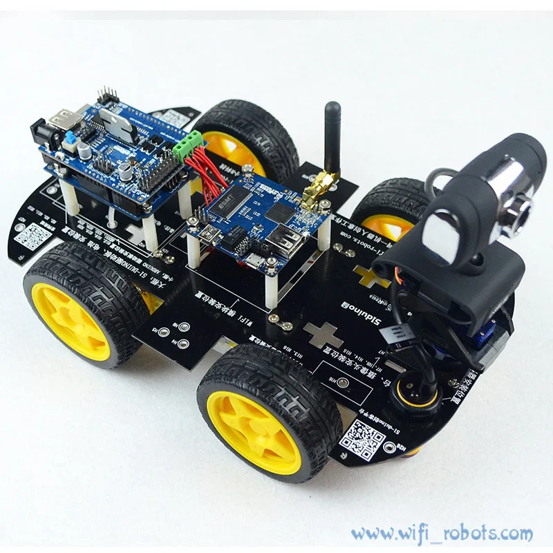 Умный автомобильный робот комплект smarian официальный Wifi для arduino iOS видео