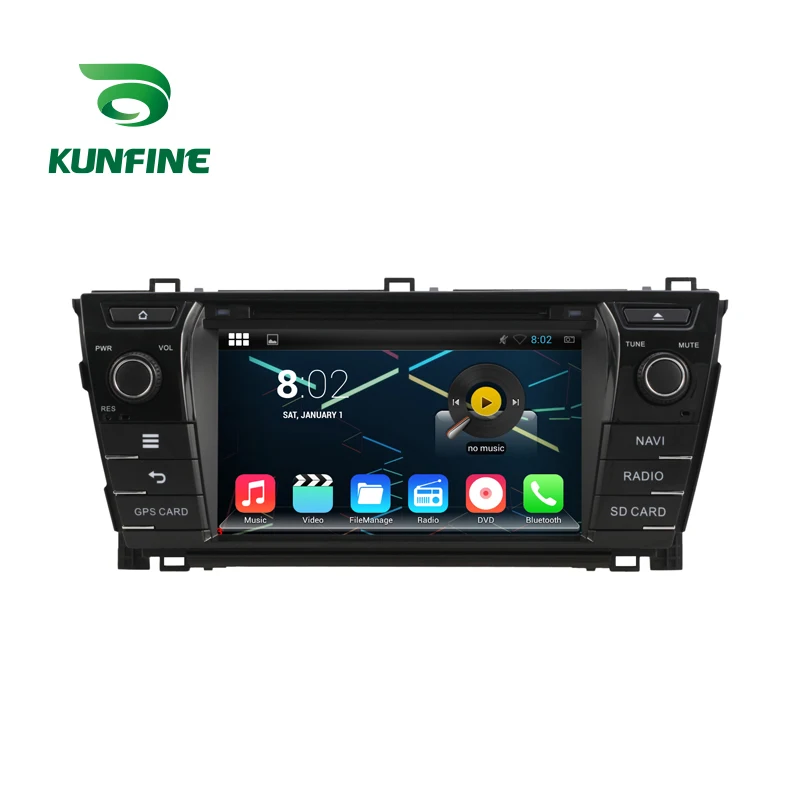 Восьмиядерный 1024*600 Android 6.0 Автомобильный DVD GPS навигации мультимедийный плеер