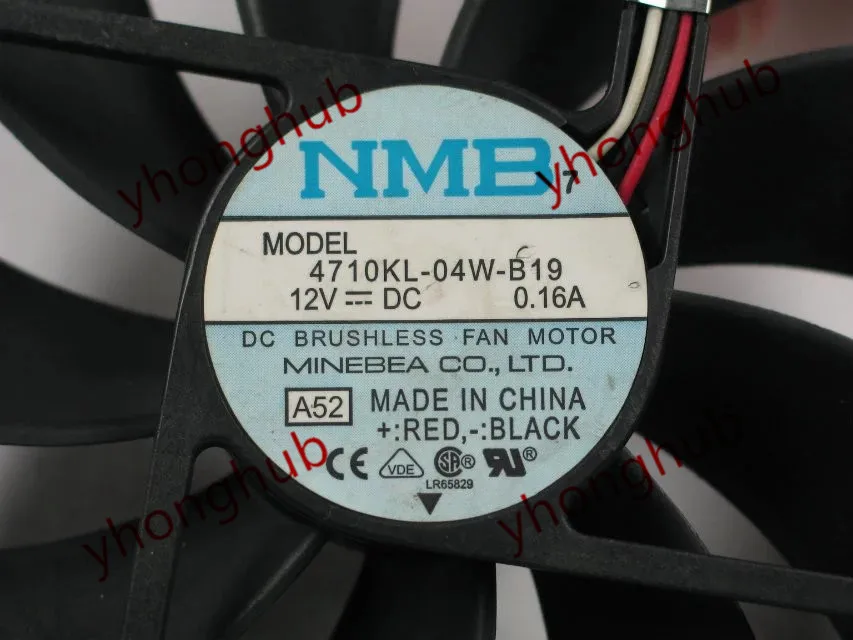 NMB-MAT 4710KL-04W-B19 A52 DC 12V 0.16A Вентилятор охлаждения сервера | Компьютеры и офис