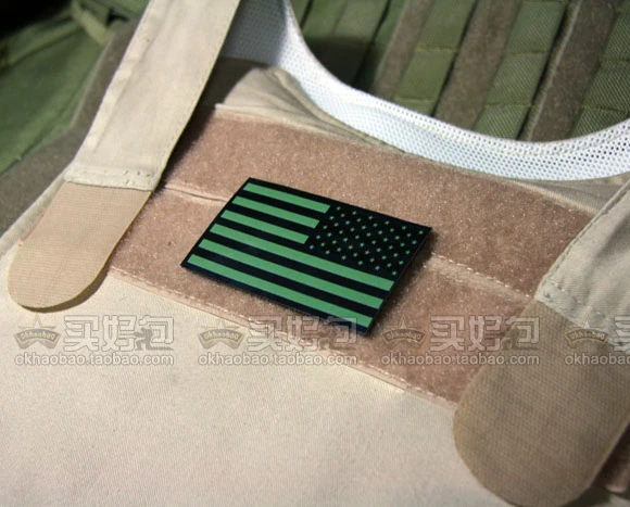 Дублируйте нам ИК флаг печать крови уплотнение типа callsign мастерство чехол для