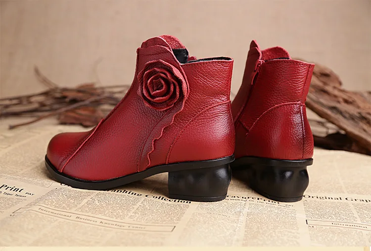 Xiuteng/высокое качество; Mujer Chaussure; женские ботинки из натуральной кожи; повседневные женские туфли-лодочки; зимние сапоги; плюшевые зимние сапоги для женщин