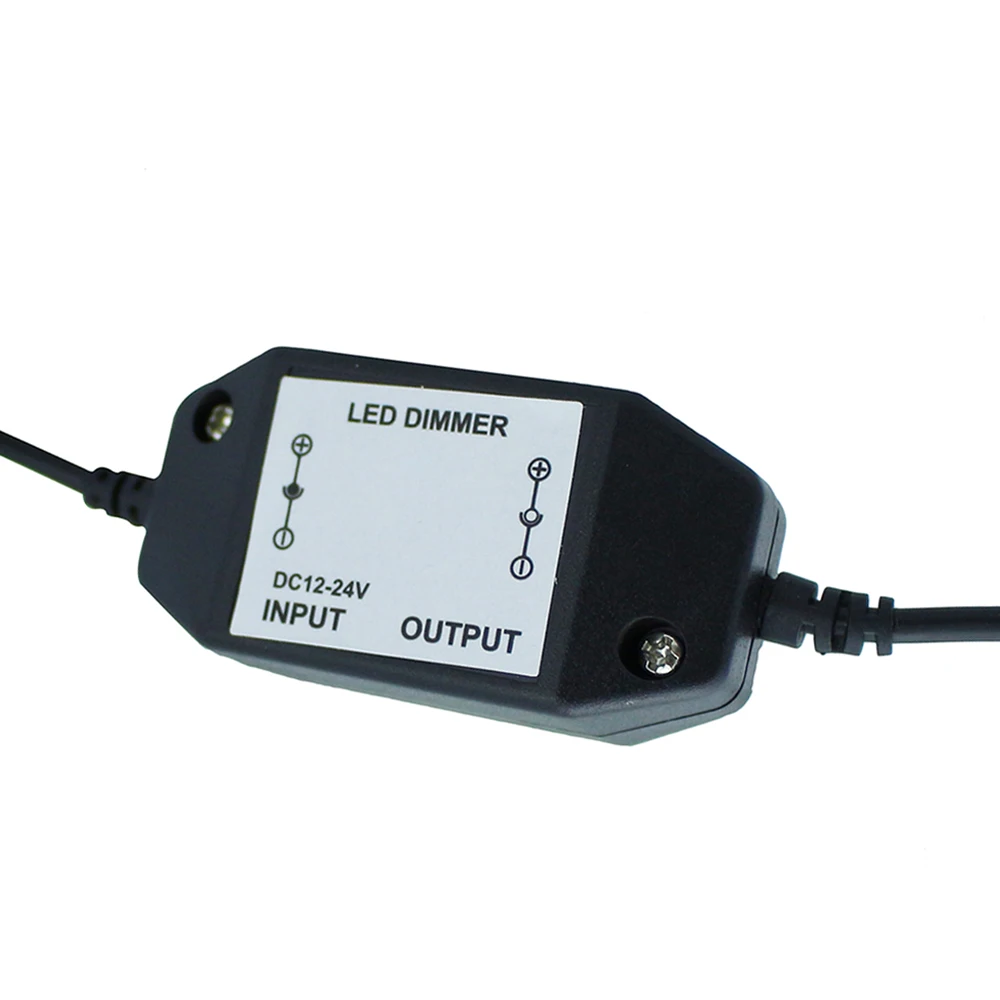 DC12/24V 1 канал 2A встроенный PWM светодиодный диммер переключатель для светодиодных