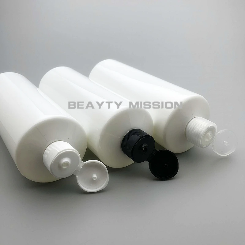 Beauty Mission Белый 12 шт 500 мл пластиковая пустая ПЭТ плоская бутылка с откидной