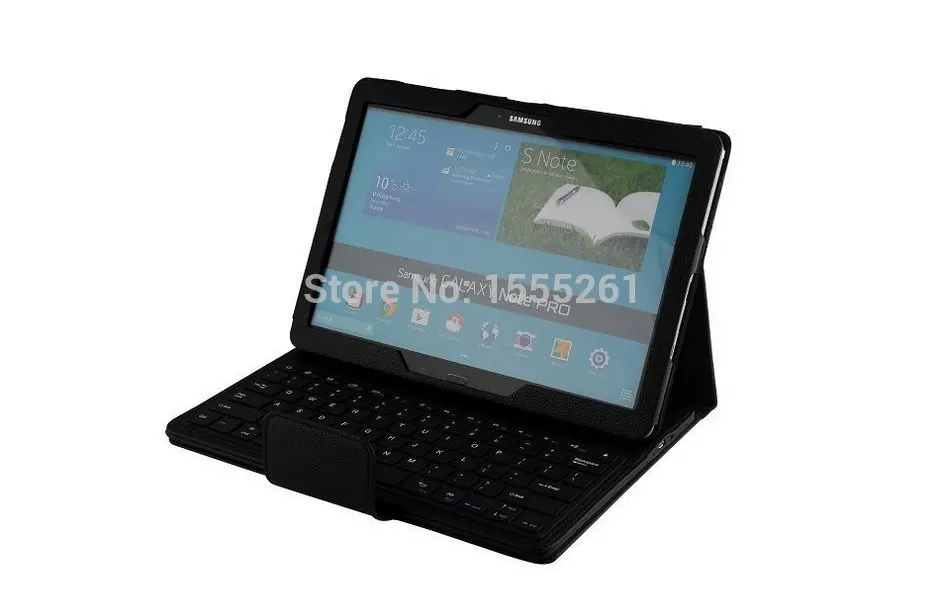 Съемный беспроводной Bluetooth клавиатура PU кожаный чехол подставка для Samsung GALAXY Tab PRO