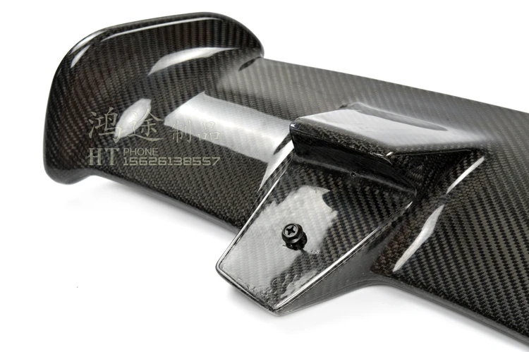 Подходит для спойлера из углеродного волокна HONDA Fit JAZZ 2014 GK5 RS|carbon fiber spoiler|carbon